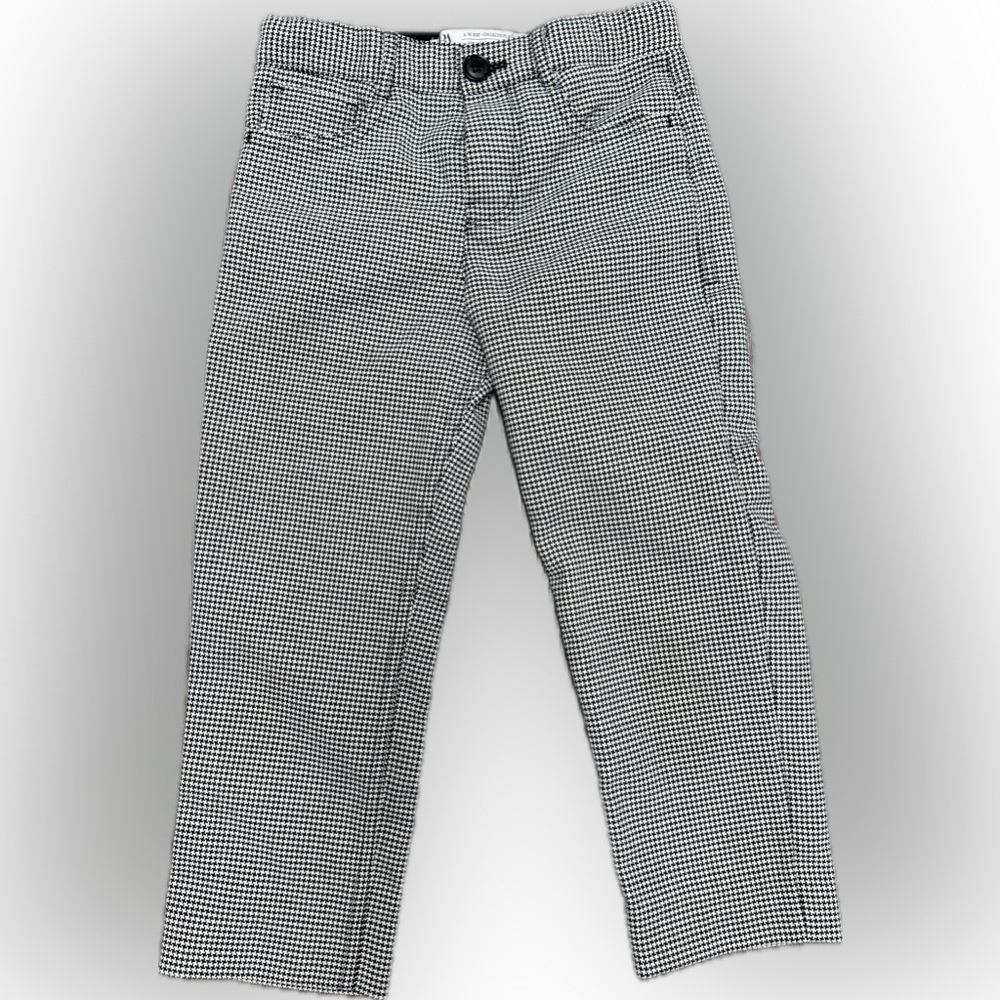 ZARA Kids Houndstooth Pants | Size 5 (116 cm) | A/W 2021 Collection 🖤🤍